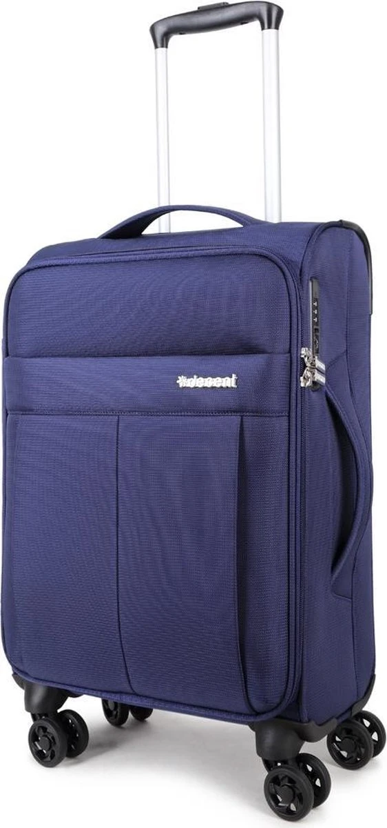 Decent D-Upright Handbagage Koffer - 55 Cm - TSA Slot - Donkerblauw 17 Decent D-Upright Handbagage Koffer - 55 Cm - TSA Slot - Donkerblauw - Afbeelding 15