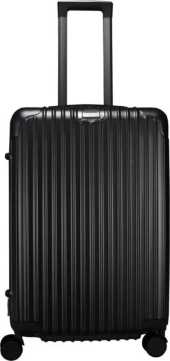 Royal Swiss - Kofferset - Cijferslot- Lichtgewicht Koffer - 4 Wielen- Zwart -Reis Opberg Artikelen 566x1200 12