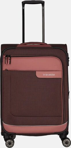 Travelite Zachte Koffer / Trolley / Reiskoffer - Viia - 67 Cm (medium) - Roze -Reis Opberg Artikelen 575x1200 4