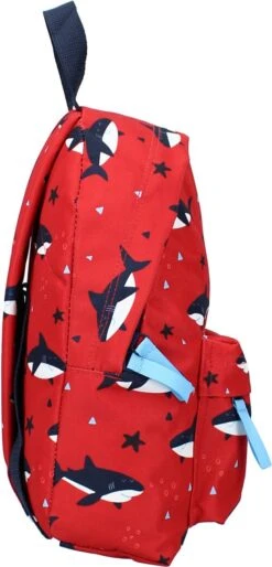 Prêt Get Excited Rugzak - Rood - Haai -Reis Opberg Artikelen 577x1200 7