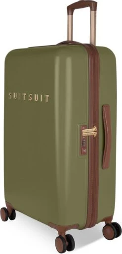 SUITSUIT - Fab Seventies - Martini Olive - Reiskoffer (66 Cm) -Reis Opberg Artikelen 578x1200 1