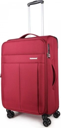 Decent D-Upright Medium Koffer - 66 Cm Expandable - TSA Slot - Bordeaux Rood -Reis Opberg Artikelen 578x1200 7