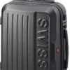Swiss - Lausanne Handbagage Koffer 55x40x25 Cm - 4 Wielen - TSA-cijferslot - Zwart -Reis Opberg Artikelen 582x1200 3