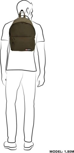 Enrico Benetti Amsterdam Rugzak - 54386 - Olijfgroen -Reis Opberg Artikelen 585x1200 4