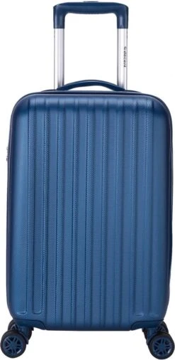 Decent Tranporto-One Handbagage Koffer - 55 Cm - TSA Slot - Dark Blue