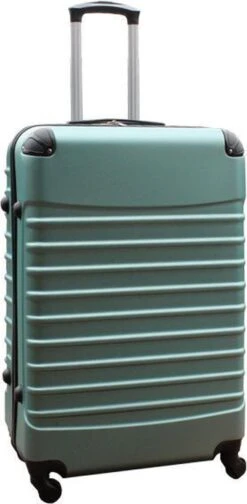 Travelerz Kofferset 3 Delig Met Wielen En Cijferslot - ABS - Groen (228-) -Reis Opberg Artikelen 588x1200 2