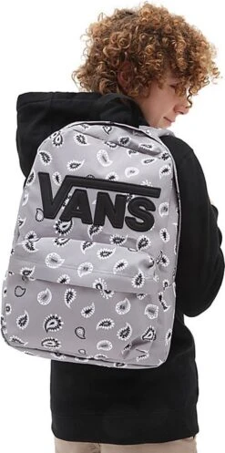 Vans New Skool Kids Rugzak Frost Grey -Reis Opberg Artikelen 596x1200 7