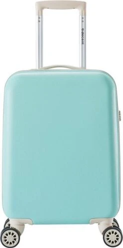 Decent Star Maxx Handbagage Koffer - 55 Cm - TSA Slot - Pastel Groen