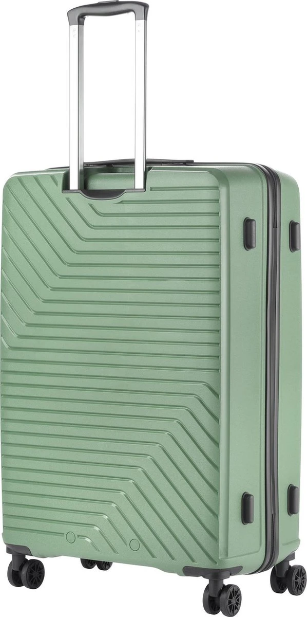 CarryOn Transport TSA Reiskoffer - Trolley 67cm Met Expander - OKOBAN - Dubbele Wielen - Olijf 4 CarryOn Transport TSA Reiskoffer - Trolley 67cm Met Expander - OKOBAN - Dubbele Wielen - Olijf - Afbeelding 2