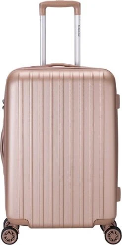 Decent Tranporto-One Reiskoffer 66 Cm - Zalmroze -Reis Opberg Artikelen 599x1200 2