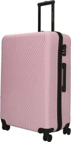 Enrico Benetti Koffer / Trolley / Reiskoffer - 75 X 46 X 25 Cm - 93 Liter - ABS - Maat L - Louisville - Roze -Reis Opberg Artikelen 599x1200 4