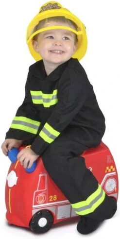 Trunki Ride-On Handbagage Koffer 46 Cm - Frank De Brandweerwagen -Reis Opberg Artikelen 603x1200