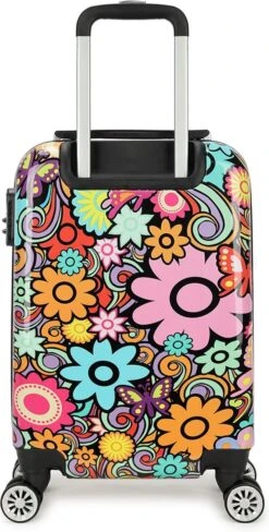 Decent Forenza Handbagage Koffer - 55 Cm - Flowers -Reis Opberg Artikelen 608x1200 1