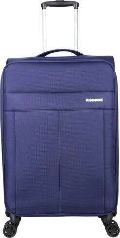 Decent D-Upright Medium Koffer - 66 Cm Expandable - TSA Slot - Donkerblauw -Reis Opberg Artikelen 608x1200 2