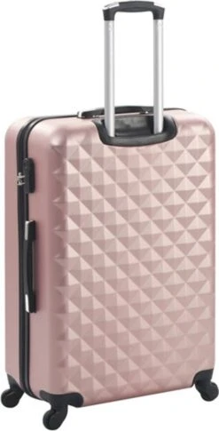 VidaXL 3-delige Harde Kofferset ABS Roségoud -Reis Opberg Artikelen 611x1200 4