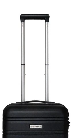 Globeless Handbagage Koffer - TSA Slot - 55x35x20cm - IATA Standaard Trolley - Zwart -Reis Opberg Artikelen 619x1200 3