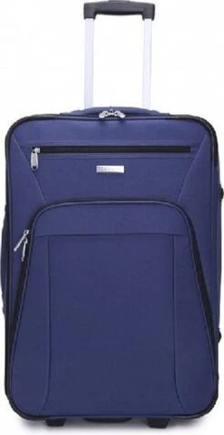 Decent Basic-Line Medium Trolley 63 Cm - Donkerblauw -Reis Opberg Artikelen 620x1200 4