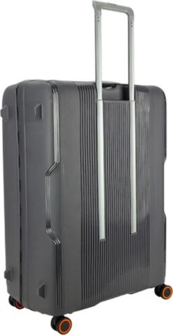 Decent Koffer / Trolley / Reiskoffer - 77 X 54.5 X 31.5 Cm - 116 Liter - Polypropyleen - Maat XL - On-Tour - Grijs -Reis Opberg Artikelen 622x1200 6