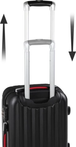 Monzana Koffer Hardcase - Basislijn / M - Zwart -Reis Opberg Artikelen 628x1200 3