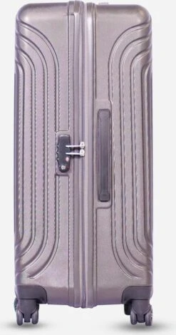 ©TROLLEYZ - Florence No.7 - Reiskoffer 78cm Met TSA Slot - Dubbele Wielen - 360° Spinners - 100% ABS - Reiskoffer In Cloudy Grey -Reis Opberg Artikelen 631x1200 8