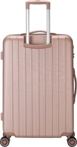 Decent Tranporto-One Reiskoffer 66 Cm - Zalmroze -Reis Opberg Artikelen 632x1200 2