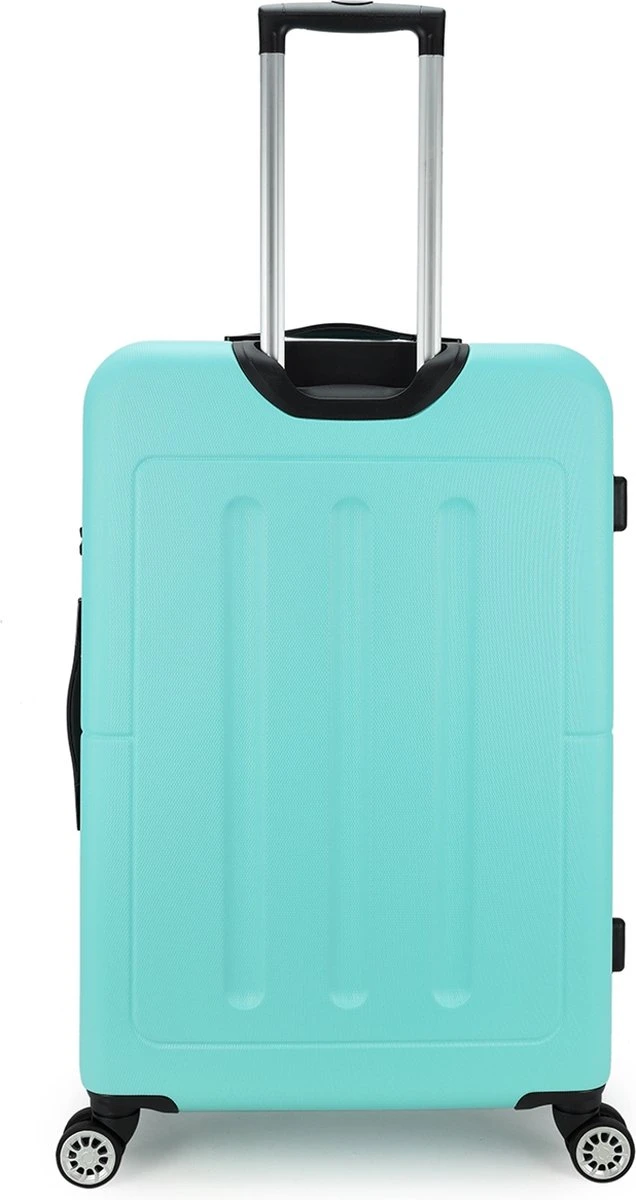 Decent Neon-Fix 2.0 Grote Koffer 76 Cm - 96 Liter - Mint Groen 7 Decent Neon-Fix 2.0 Grote Koffer 76 Cm - 96 Liter - Mint Groen - Afbeelding 5