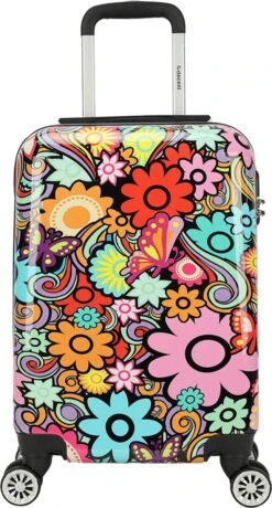 Decent Forenza Handbagage Koffer - 55 Cm - Flowers