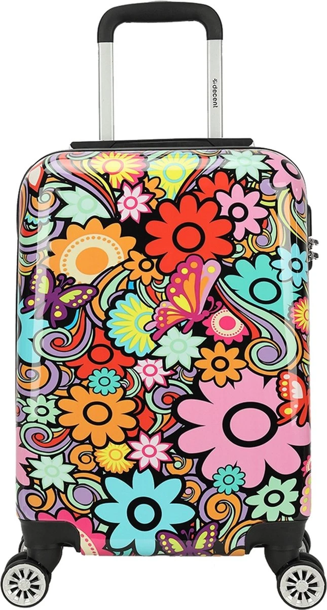 Decent Forenza Handbagage Koffer - 55 Cm - Flowers