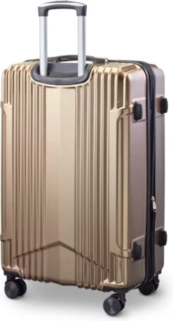 Tesla - Kofferset - 3-delig - 4 Wielen - Cijferslot - Goud -Reis Opberg Artikelen 647x1200 11