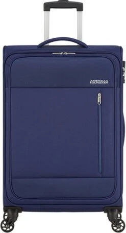 American Tourister Reiskoffer - Heat Wave Spinner 68/25 Tsa (Medium) Combat Navy -Reis Opberg Artikelen 650x1200 4