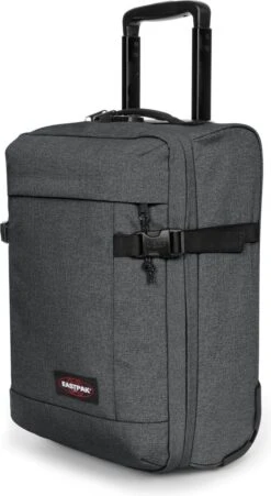 Eastpak TRANVERZ XXS Reiskoffer, Handbagage (45 X 32 X 20 Cm) - Black Denim 10 Eastpak TRANVERZ XXS Reiskoffer, Handbagage (45 X 32 X 20 Cm) - Black Denim -Reis Opberg Artikelen 657x1200 2