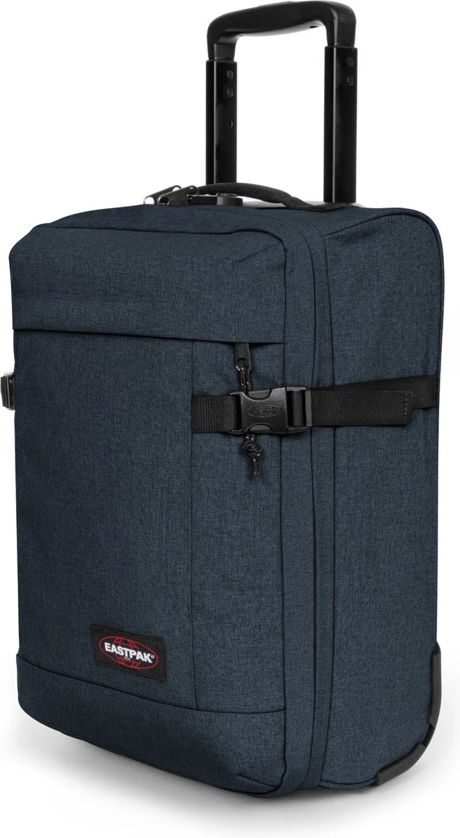 Eastpak TRANVERZ XXS Reiskoffer, Handbagage (45 X 32 X 20 Cm) - Triple Denim 4 Eastpak TRANVERZ XXS Reiskoffer, Handbagage (45 X 32 X 20 Cm) - Triple Denim - Afbeelding 2