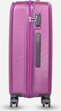 ©TROLLEYZ - Ibiza No.3 - Reiskoffer 69cm Met TSA Slot - Dubbele Wielen - 360° Spinners - 100% ABS - Reiskoffer In Dazzling Purple -Reis Opberg Artikelen 659x1200 4