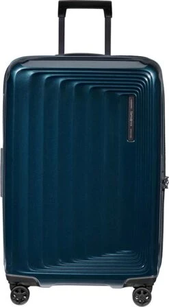 Samsonite Reiskoffer - Nuon Spinner 69/25 Exp (Medium) Metallic Dark Blue -Reis Opberg Artikelen 661x1200 10