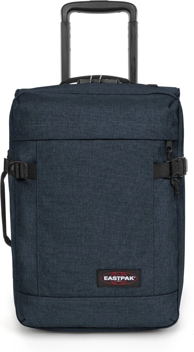 Eastpak TRANVERZ XXS Reiskoffer, Handbagage (45 X 32 X 20 Cm) - Triple Denim 3 Eastpak TRANVERZ XXS Reiskoffer, Handbagage (45 X 32 X 20 Cm) - Triple Denim