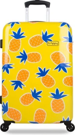 BHPPY Reiskoffer - 65 Cm - Home Sweet Pineapple 21 BHPPY Reiskoffer - 65 Cm - Home Sweet Pineapple -Reis Opberg Artikelen 669x1200 4