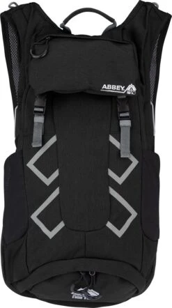 Abbey Active Outdoor Rugzak Aerofit - Gateway-15 L - Antraciet/Grijs -Reis Opberg Artikelen 671x1200 7