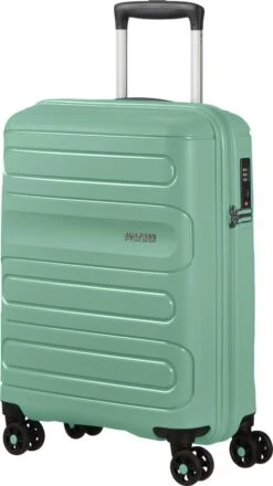 American Tourister Reiskoffer - Sunside Spinner 55/20 (Handbagage) Mineral Green -Reis Opberg Artikelen 673x1200