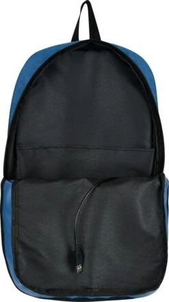 SafeSave Rugtas – Waterafstotende Schooltas Met Laptop Vak En Usb Aansluiting – Schoudertas – 15.6 Inch – Lichtblauw -Reis Opberg Artikelen 673x1200 5