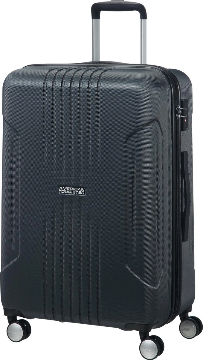 American Tourister Tracklite Spinner Reiskoffer 67 Cm - Dark Slate 3 American Tourister Tracklite Spinner Reiskoffer 67 Cm - Dark Slate