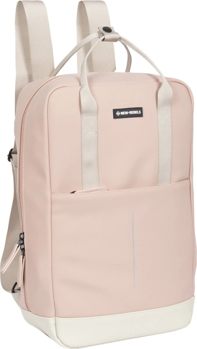 New Rebels® Julan - Rugtas - Oudroze - Waterbestendig - 42x12x28cm - Rugzak / Backpack 3 New Rebels® Julan - Rugtas - Oudroze - Waterbestendig - 42x12x28cm - Rugzak / Backpack