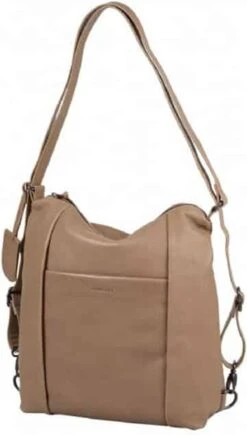 Burkely Just Jolie Dames Rugtas Hobo - Taupe -Reis Opberg Artikelen 682x1200 1