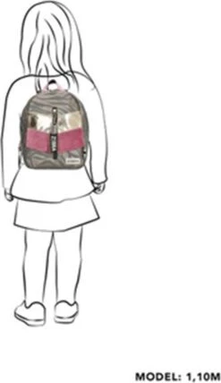 Zebra Trends Rugzak / Rugtas / Backpack - Girls - Grijs -Reis Opberg Artikelen 692x1200 2