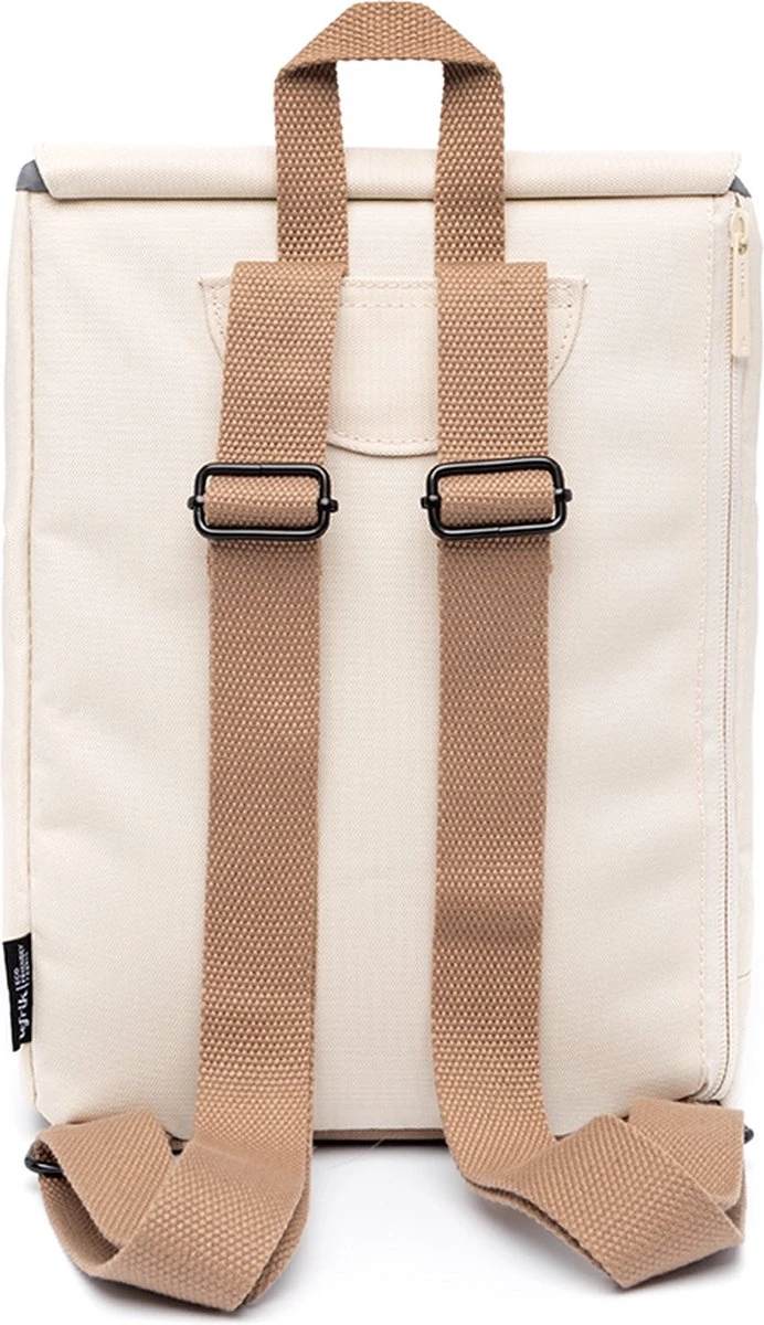 Lefrik Scout Mini Rugzak - Eco Friendly - Recycled Materiaal - Ecru 4 Lefrik Scout Mini Rugzak - Eco Friendly - Recycled Materiaal - Ecru - Afbeelding 2