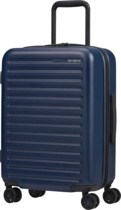Samsonite Reiskoffer - Stackd Spinner 55/20 Exp (Handbagage) Navy -Reis Opberg Artikelen 694x1200 5