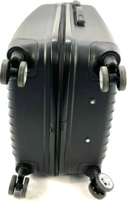 AATravel M Reiskoffer - Trolley ABS - Met Dubbele Wielen - 66 Cm - 66 Liter - Zwart -Reis Opberg Artikelen 698x1200 1