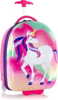 Heys Kinderkoffers Meisjes Unicorn Eenhoorn Roze -Reis Opberg Artikelen 700x1200