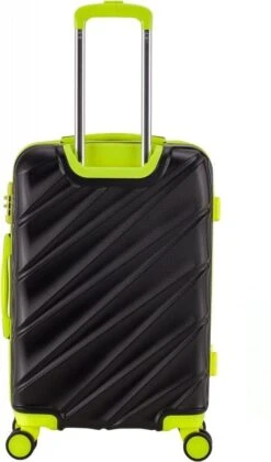 Decent Lumi Fix Handbagage Koffer - 55 Cm - Black/Lemon -Reis Opberg Artikelen 705x1200 1