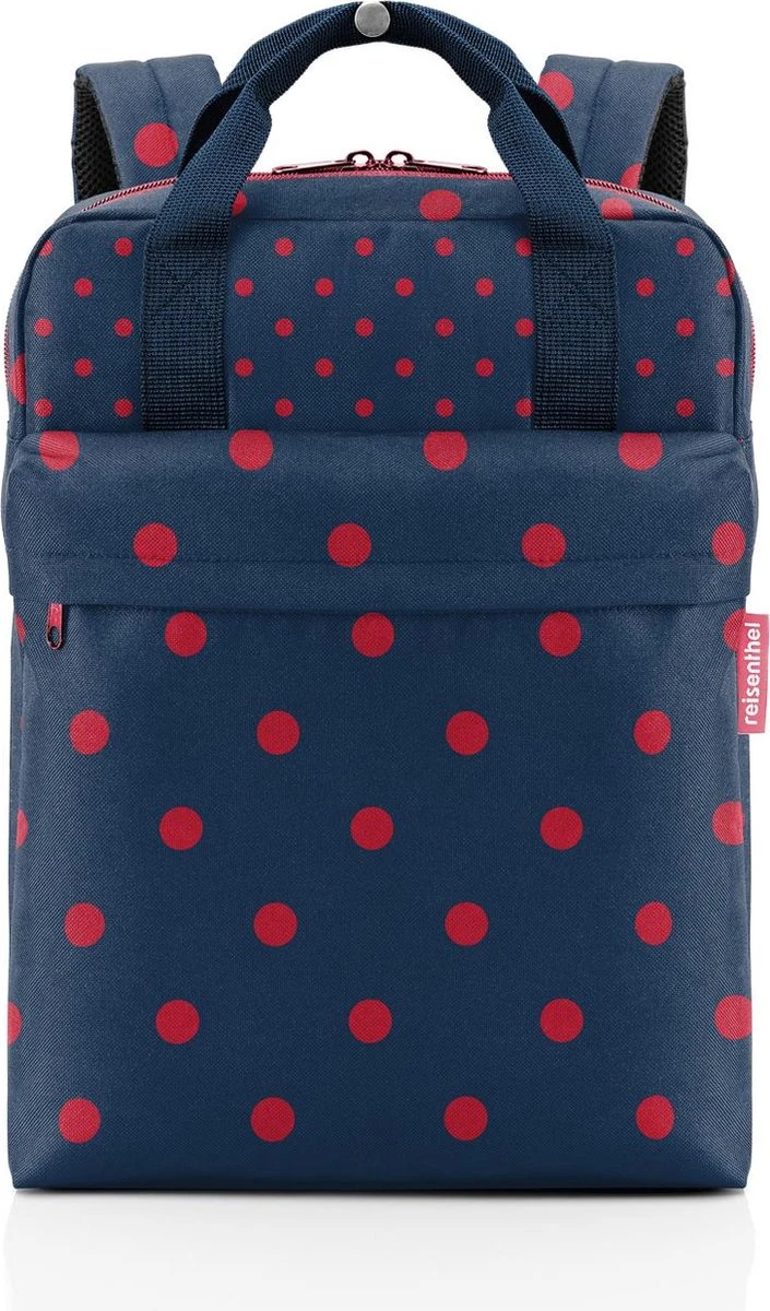 Reisenthel Allday Backpack M Rugzak - 15L - Mixed Dots Red Rood 3 Reisenthel Allday Backpack M Rugzak - 15L - Mixed Dots Red Rood