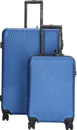 Enrico Benetti Louisville Kofferset Tweedelig - 39040-02 - Staalblauw